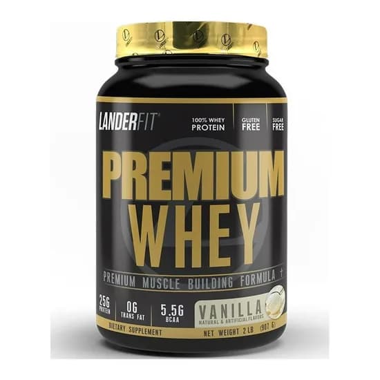 Landerfit Premium Whey Protein 2LBS Vainilla