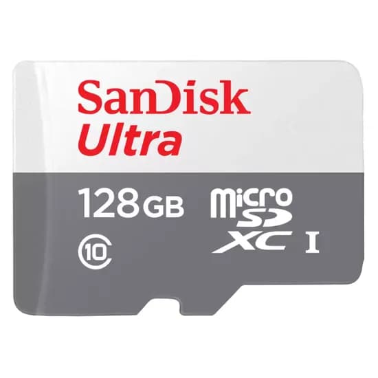 Cartão de Memória Micro SD 128GB Sandisk Ultra 100MB/s
