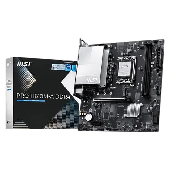 Placa Mãe MSI Pro H610M-A DDR4 Socket LGA 1700 Chipset Intel H610 Micro ATX