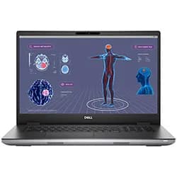 Notebook Dell Precision 7780 Intel Core i9 13950HX Tela Full HD 17.3" / 128GB de Ram / 4TB SSD / Geforce RTX5000A 16GB / WIN11 Pro - Cinza (Inglês)