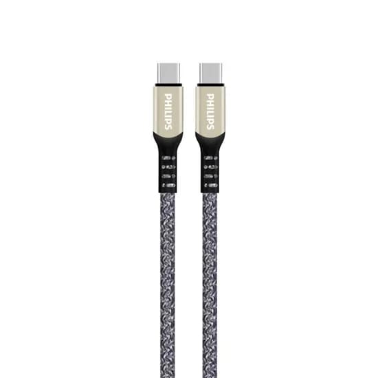 Cabo Philips DLC5001CG/70 - USB-C - 1 Metro - Prata