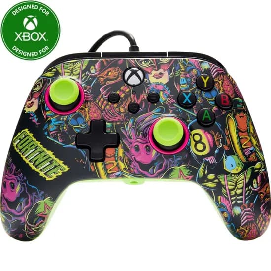 Controle Powera Xbox Series X/ s/ One/ W11/ W10 - Fortnite Glow (XBGP0438-01)