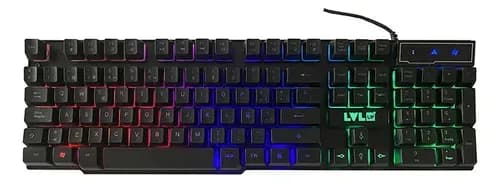 Vivitar Teclado Lvlup LU734-NOC-T53-12 Gaming Negro