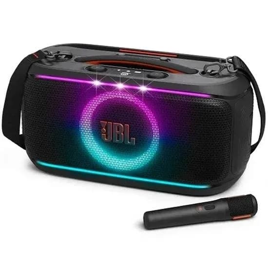 Caixa de Som JBL Party Box On The Go 2 com Microfone Bivolt