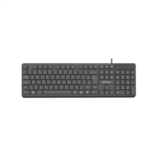Teclado FTX K87 Portugues USB Preto 128687