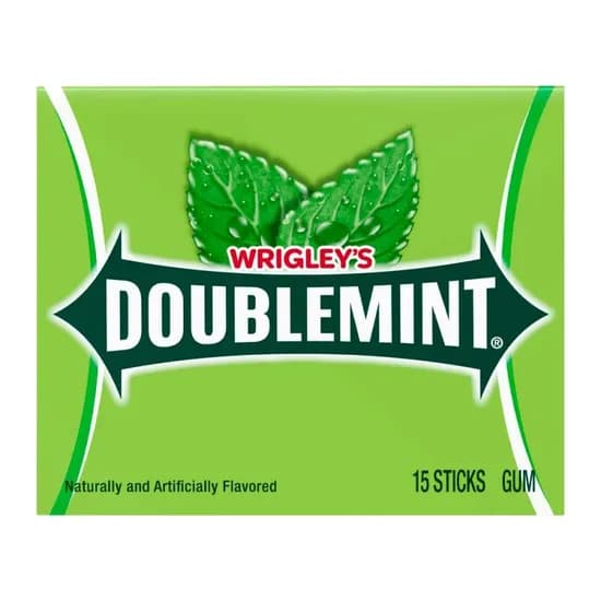Chicletes Wrigleys Menta Dupla 15 Und