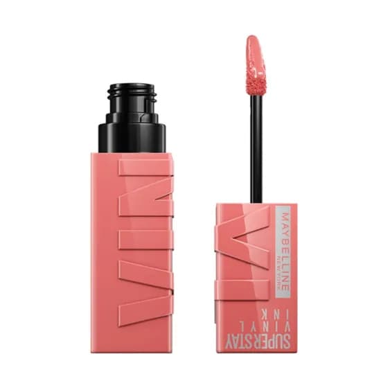 Maybelline Labial Superstay Vinyl Ink #100 Nude Charmed
