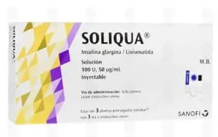 Insulina Glargina 100U/ML Soliqua 3ML