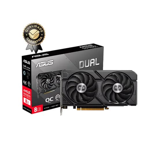 Placa de Video RX-7600 8GB Asus Dual O8G-Evo Oc Edition