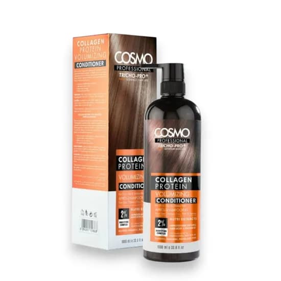 Condicionador Capilar Cosmo Profesional Collagen Protein Volumizing 1000ML