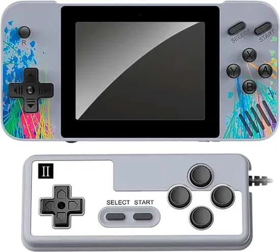 Console Portatil Game Box Power G3 800 Em 1 - Cinza (Caixa Feia)