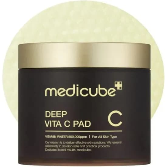 Almofada Facial Tonificante Medicube Deep Vita C - 70 Unidades