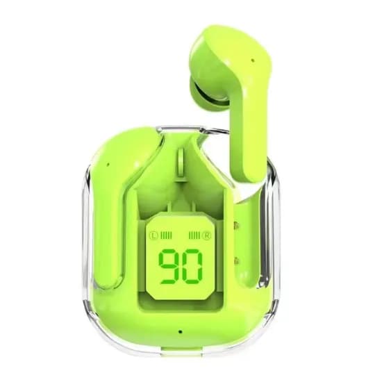 Fone de Ouvido Sem Fio Ultrapods Max Wireless com Bluetooth 5.3 - Verde Claro