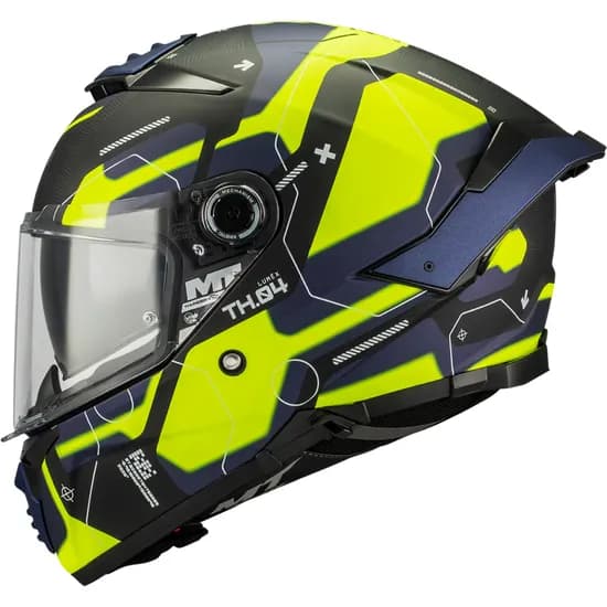 Capacete MT Helmets Thunder 4 SV Lumex B27 - Fechado - Tamanho XL - com Óculos Interno - Matt