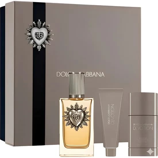 Kit Perfume Dolce & Gabbana Devotion Pour Homme Edp - Masculino 3 Peças