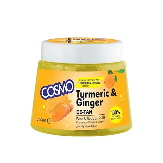 Exfoliante Facial Y Corporal Cosmo Turmeric & Ginger de-Tan 500ML