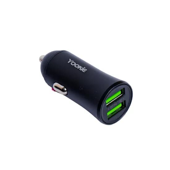 Carregador Veicular Yookie PC1 - 2X USB/USB C - Preto