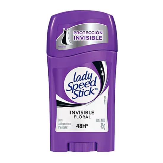 Desodorante Feminino Lady Speed Stick Invisible Floral Barra 45G