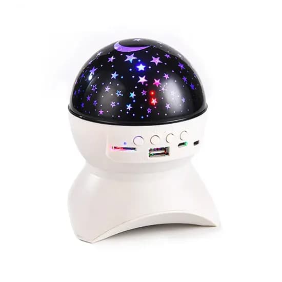 Game Projetor Smartfy PJ01W / com 2 Controles / HDM / USB / 4K / Wi-Fi / Bivolt - Branco