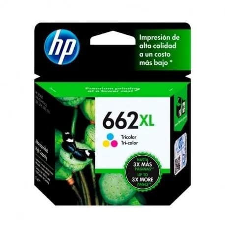 Tinta HP 662XL (CZ106AL) Color 8ML