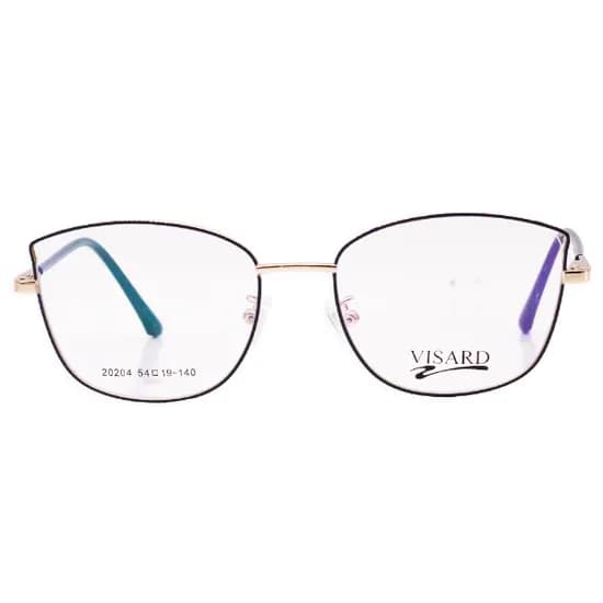 Armação para Óculos de Grau RX Visard 20204 54-19-140 Col.02 - Azul/Dourado