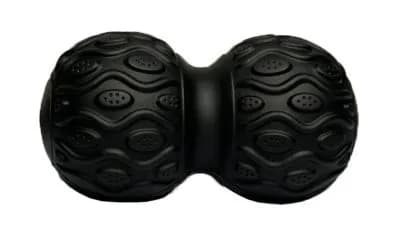 Mdbuddy Bola de Massagem de Pu Dupla 13CM Preta