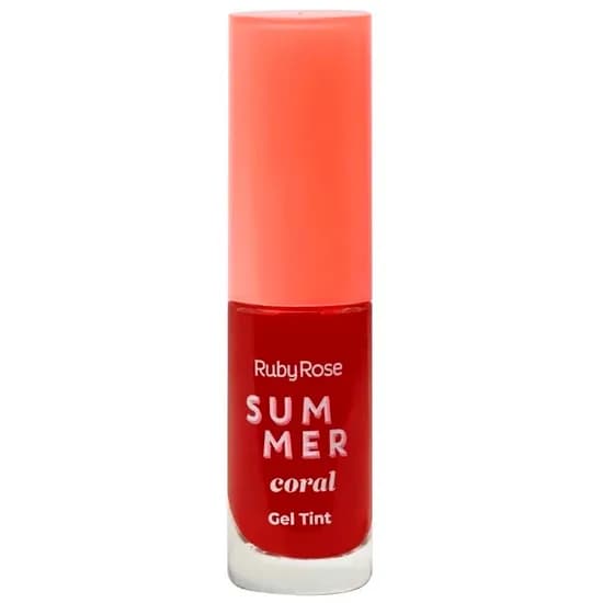 Batom Líquido Gel Ruby Rose HB 555
