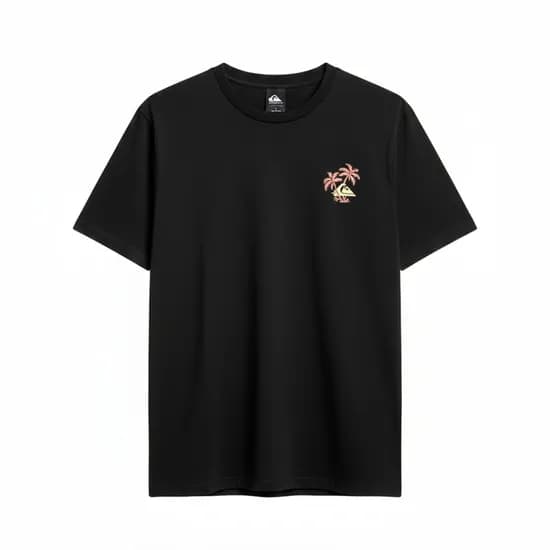 Remera Quiksilver Moda Evo Learning Form Nat Negro