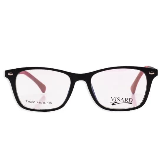 Armação para Óculos de Grau RX Visard TY5055 48-16-130 C1 - Preto/Vermelho