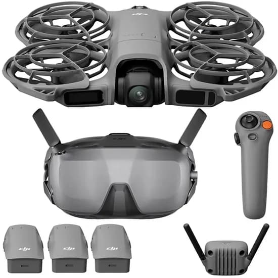 Drone Dji Neo 2 Motion FLY More Combo Anatel 4K com GPS - Cinza