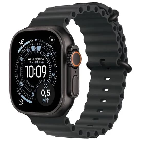 Apple Watch Ultra 3 49 MM GPS + Celular MF0J4LW/A (2025) - Black Titanium/Black Ocean