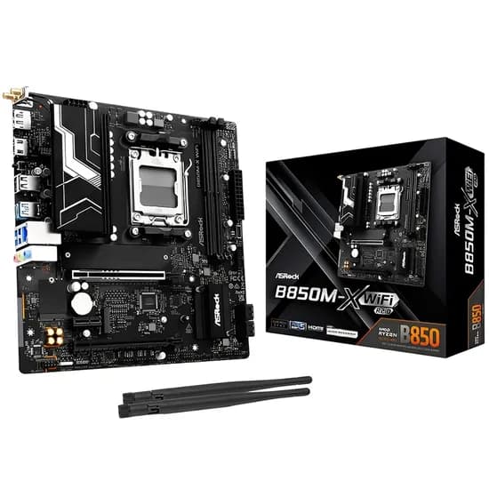 Placa-Mãe Asrock AM5 B850M-X Matx DDR5