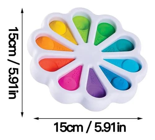 Brinquedo Pop It Fidget Toys Anti Stress Ansiedade Sensorial Mágica Foxmind Push Among US Bubble Bol