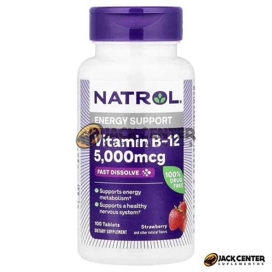 Vitamina B12 5000MCG Natrol 100TABLETS F.Dissolve