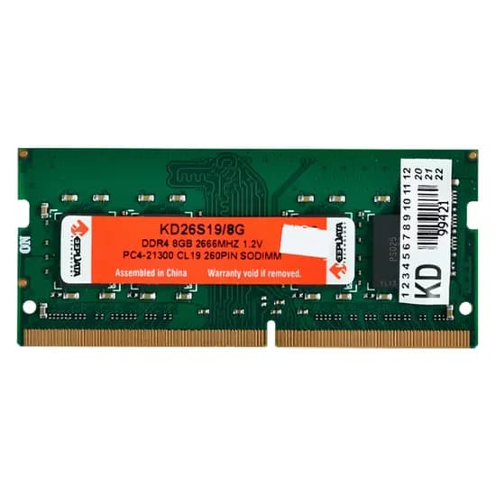 Memória Ram Keepdata 8GB DDR4 2666MT/s para Notebook - KD26S19/8G
