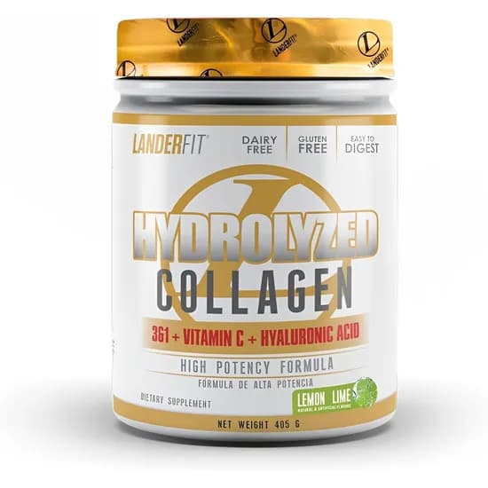 Supl. Landerfit Hidrolyzed Collagen 450GR Lemon Lime
