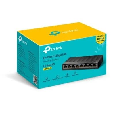 Hub 8P TP-Link LS1008G 10/100/1000 Plastic Case