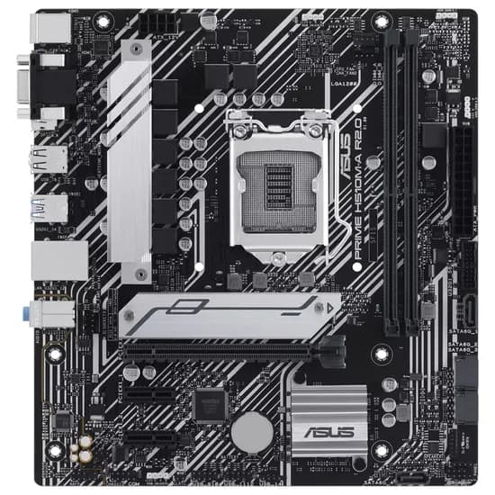Placa Mãe Asus Prime H510M-A R2.0 - LGA1200 - DDR4 - Displayport/HDMI/VGA - Micro-ATX
