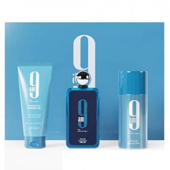 Perfume Afnan Kit 9AM Dive 3PCS Masculino