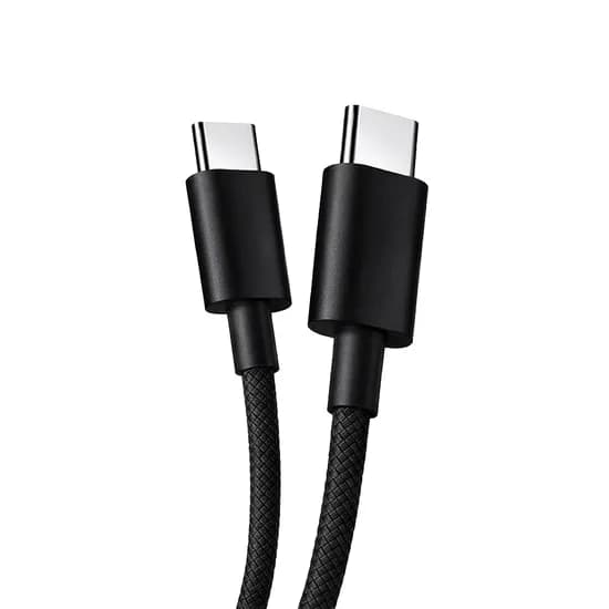 Cabo Xiaomi 6A L66000 - Tipo c/Tipo C - 1 Metro - Preto