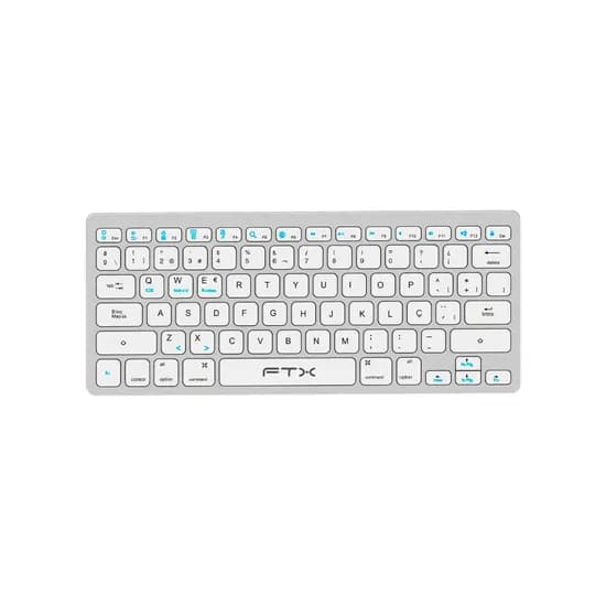 FTX Teclado BT FTXB1000 Ultra Slim Portugués Plata