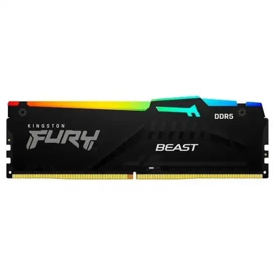 Memória DDR5 8GB 6000 Kingston Fury Beast RGB