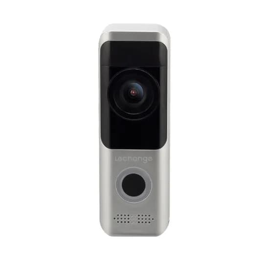 Campainha Inteligente Interfone Vídeo Porteiro Lechange Doorbell DB10 1080P FHD, Recarregável, Conversa de 2 Vias, À Prova D'Água, Slot para Microsd Até 64GB, Wi-Fi, Imou App Android/Ios - Preto/Cinza