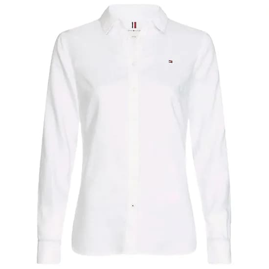 Camisa Tommy Hilfiger Feminina 1M87647512-100 02 - Branco