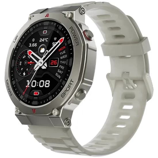 Relógio Black Shark GS3 Ultra BS-W2415 com GPS/Bluetooth - Prata/Bege (Anatel)