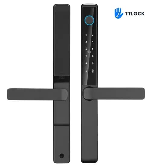 Fechadura Digital S960 Ttlock/ Senha/ Cartão/ Chave/ USB Preto