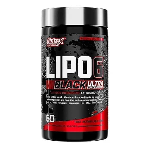 Suplemento Termogênico Lipo 6 Black Ultra Concentrate 60 Cápsulas