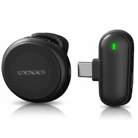 Microfone Sate A-MK102 Lightning + USB-C Preto
