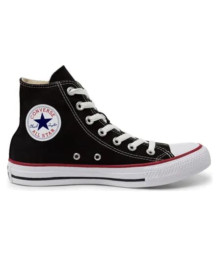 Calzado Converse Chuck Taylor Hi Negro Rojo N46 Cod:CT00040007