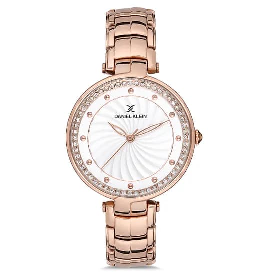 Relógio Analógico Feminino Daniel Klein DK.1.12692-2 Premium Ladies / Pulseira de Aço Inoxidável - Rose Gold
